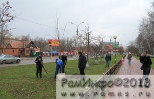 В Раменском проходят акции по озеленению города