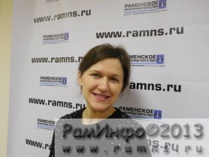 В студии  Елена Губарева