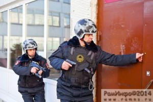 Полиция  провела учения по отработке действий группы задержания по сигналу «Трево-га»