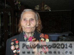 Встреча с М.Ф.Ершовой – ветераном ВОВ из пос.Дубовая Роща