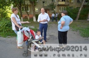 Обсуждение плана благоустройства с жителями ул.Островского