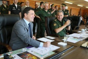 Губернатор Московской области принял участие в торжественной церемонии открытия международного чемпионата мира «Танковый биатлон – 2014»