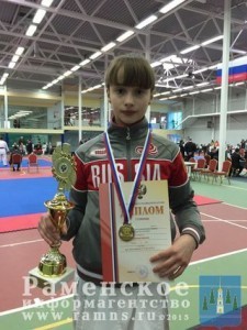 Успех талантливой спортсменки
