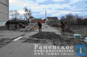 Благоустройство улиц и придорожных территорий в с.п.Гжельское