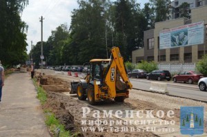 В п.Ильинский продолжаются работы по благоустройству