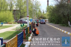 Работы по благоустройству продолжаются в Раменском районе