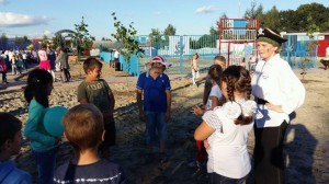 Спортивно-игровую площадку открыли в п.Дубки Раменского района в четверг 25 августа