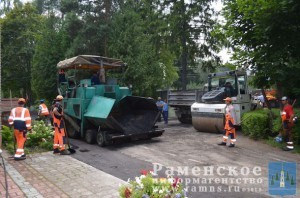 Проведены работы по благоустройству территории детского сада № 52 п. Ильинский