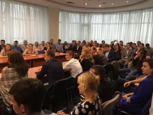Ирина Плещеева встретилась с самыми активными ребятами – участниками молодежного слета «Я – гражданин Подмосковья» 2016 года