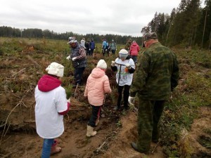 Не менее 500 человек присоединились к акции «Наш лес. Посади свое дерево» в с.п.Вялковское