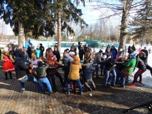 26 февраля в парке села Рыболово прошел праздник «Широкой Масленицы»