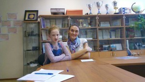 О художественной гимнастике в пос.им.Тельмана в Активный час рассказали Диана Сухова и Ульяна Сунгурова