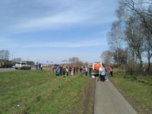 Около 50 человек принимают участие в акции «Лес Победы» в с.п.Ульянинское