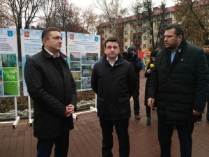 Губернатор Андрей Воробьев проверил ход работ по капремонту в Раменском