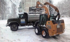 В сельском поселении Новохаритоновское ведутся работы по уборке снега