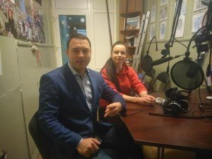 В гостях у Рубрики Активный час Николай Мещеряков и Александра Скрипина