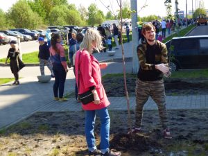 Молодёжь Раменского района приняли участие в традиционной акции «Лес Победы»