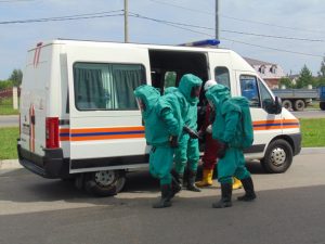 На АЗС «ГАЗПРОМНЕФТЬ» в Раменском прошло тактико-специальное учение по управлению действиями персонала при возникновении ЧС