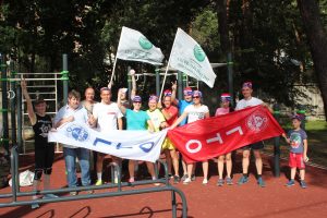 Сотрудники восточного отделения Сбербанка России отметили День физкультурника выполнением нормативов комплекса ГТО на стадионе «Красное Знамя»