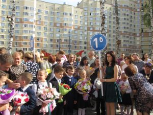В школе №9 рекордное количество первоклассников