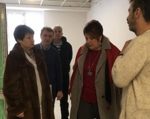 Ольга Егорова проверила ход ремонтных работ в клинико-диагностический центр Раменской ЦРБ