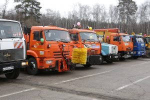 В Раменском провели парад коммунальной техники