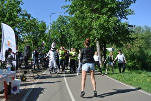 В Раменском прошла всероссийская акция «Зарядка со стражем порядка»