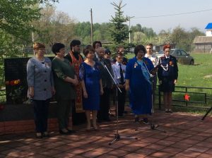В д.Антоново провели торжественный митинг в День Победы