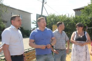 В с.п.Ганусовское прошла встреча с жителями по вопросам благоустройства