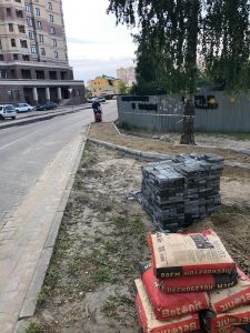 В Раменском обустраивают тротуар по просьбе жителей