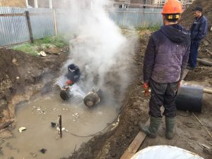Продолжаются работы по прокладке наружных сетей для 9-ти многоэтажных жилых домов ЖК «Раменский»