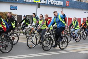 Более 140 человек приняли участие в молодежном велопробеге в Раменском