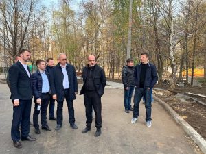Раменское посетил заместитель министра благоустройства Московской области Алексей Беловодов