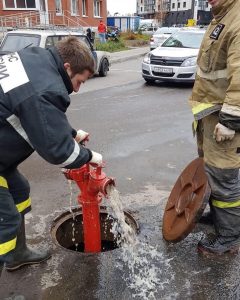 Проведена проверка работы пожарных гидрантов в г. Раменское