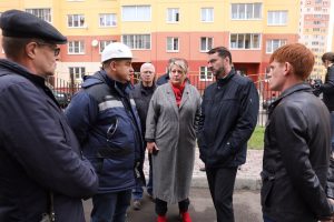 Врип главы района посетил здание строящегося детского сада в д. Новые Островцы Раменского городского округа