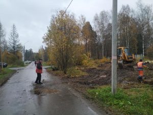 В д.Захарово ведется ремонт дороги