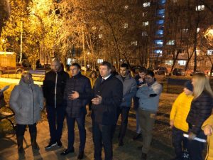 В Холодово прошла встреча с жителями по вопросу благоустройства дворов