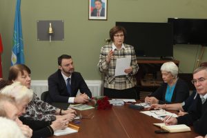 Глава Раменского городского округа Виктор Неволин посетил Совет ветеранов