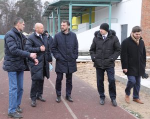 Глава округа посетил спортивную школу стадиона «Авангард», расположенную в поселке Ильинский