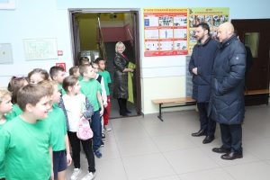 Глава округа посетил школы в п.Ильинский