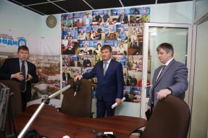 Владимир Жиров, заместитель главы Администрации Раменского г.о. посетил редакции Раменского информагентства и  Раменского телевидения