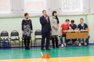 В спортзале СШ «Сатурн» провели мероприятие для молодежи
