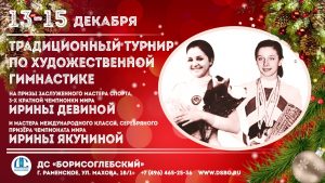 Традиционный турнир по художественной гимнастике пройдет в Раменском с 13 по 15 декабря