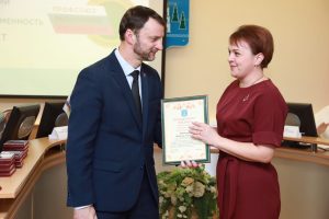 Глава Раменского г.о. Виктор Неволин поздравил профсоюз с юбилеем