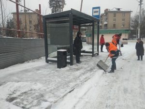 В Раменском городском округе идет уборка снега