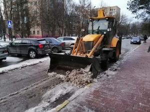 Уборка дорог продолжается в Раменском г.о.