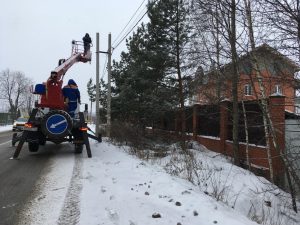 В Родниках по предписанию Госадмтехнадзора привели в надлежащее состояние опоры освещения