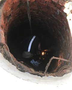 В п.Заворово Раменского г.о. устранена утечка воды