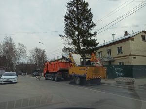 В п. Ильинский проведены работы по ямочному ремонту дорог
