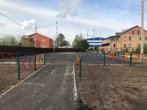 На территории ТУ «Гжельское» закончены подготовительные работы по строительству детской площадки
